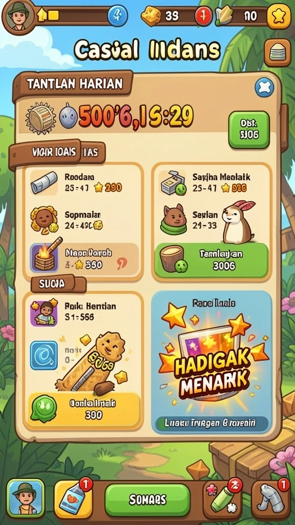 Tampilan antarmuka yang menarik dan mudah digunakan.