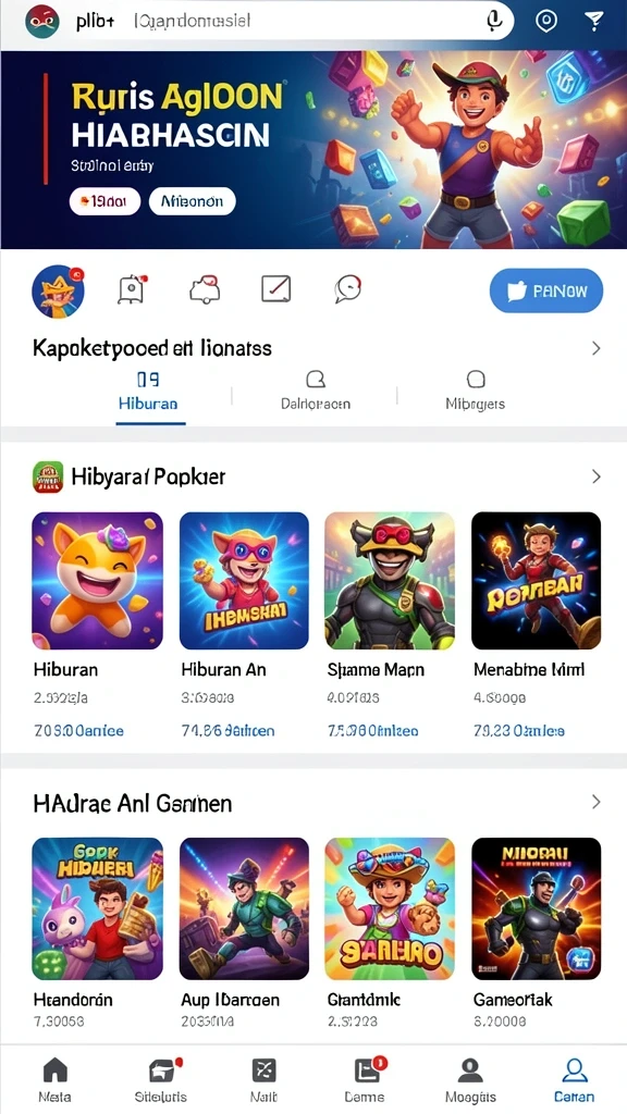 Keberhasilan pemain ditampilkan dengan jelas.