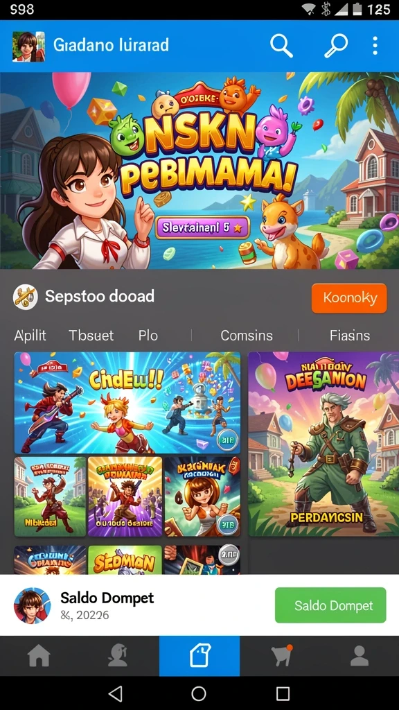 Berbagai pilihan tema permainan slot yang seru.