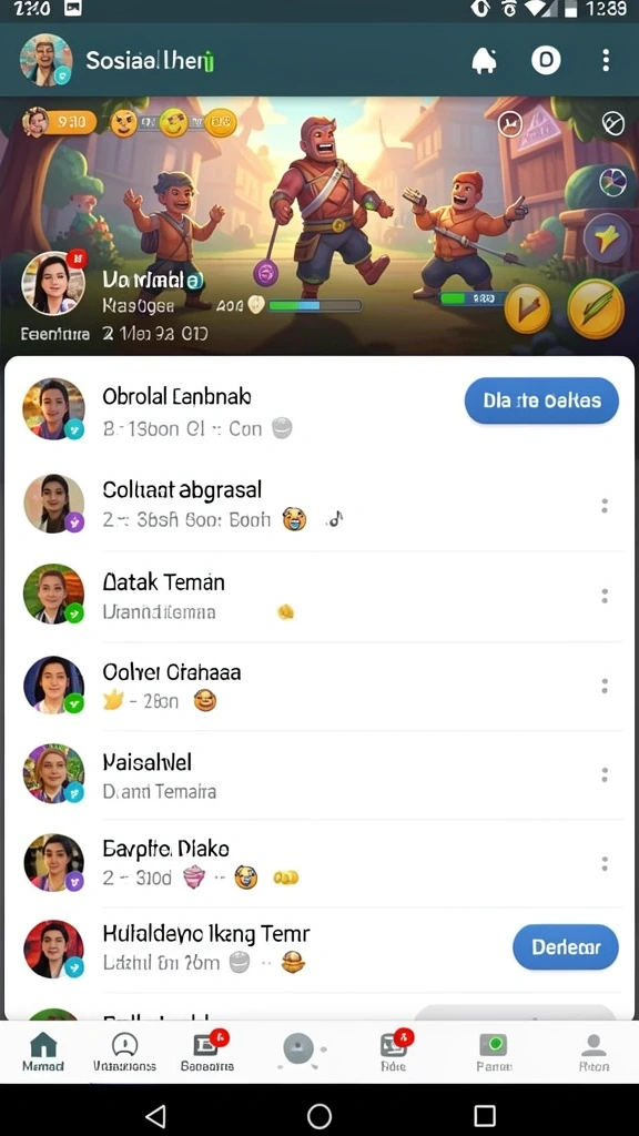 Karakter unik yang dapat dipilih.