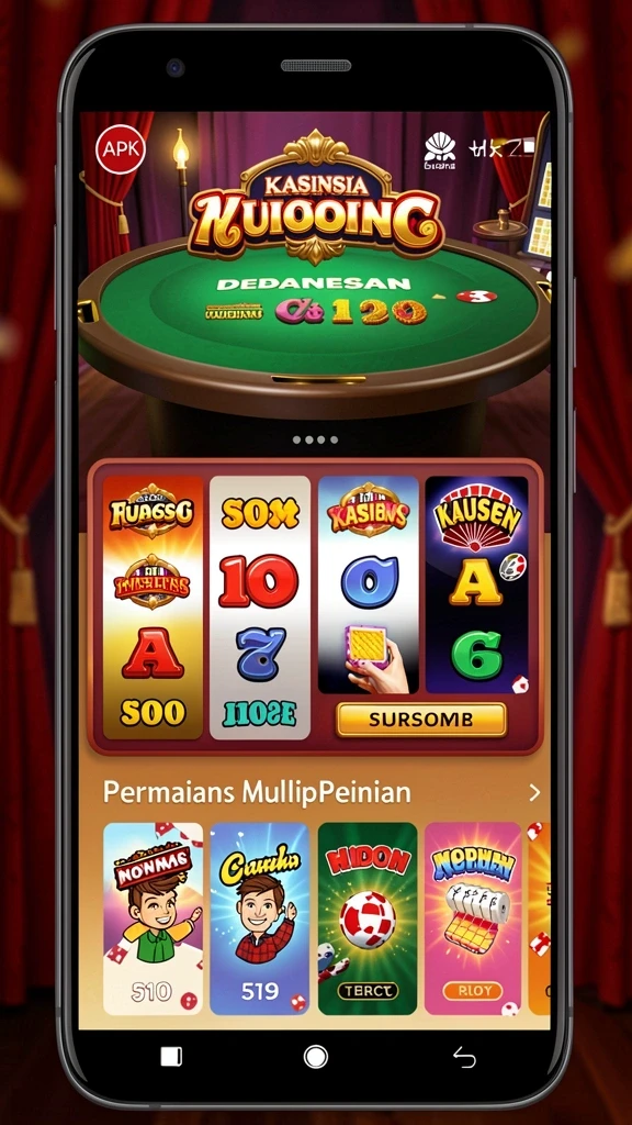 Tampilan utama yang menarik dan intuitif.