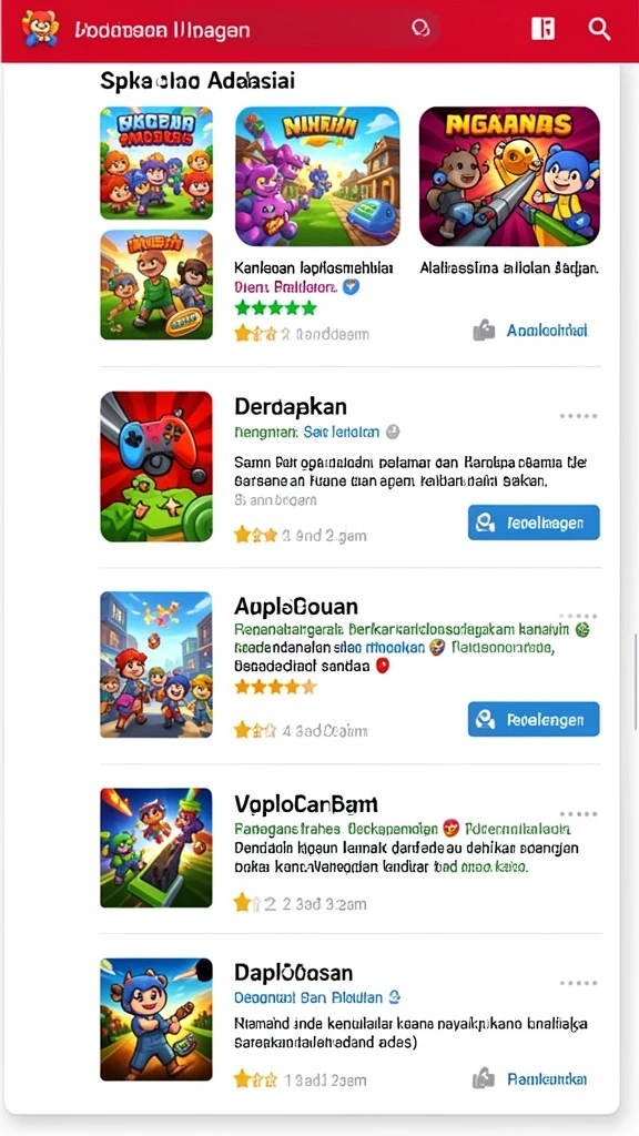 Fitur misi yang beragam dan menantang.