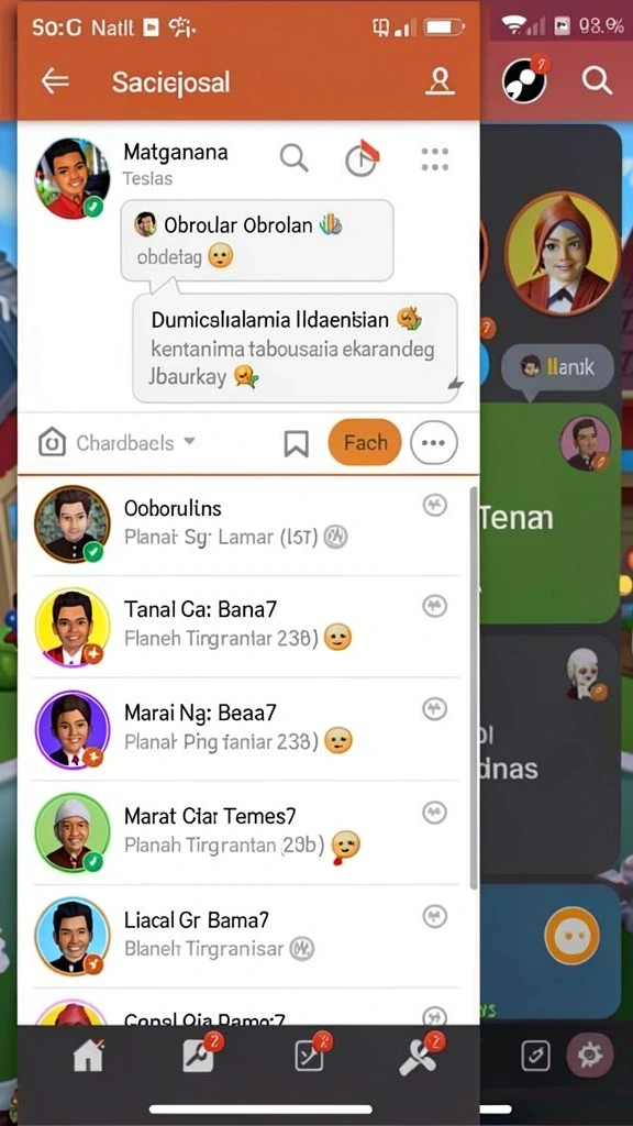Karakter utama yang berani siap menghadapi tantangan.