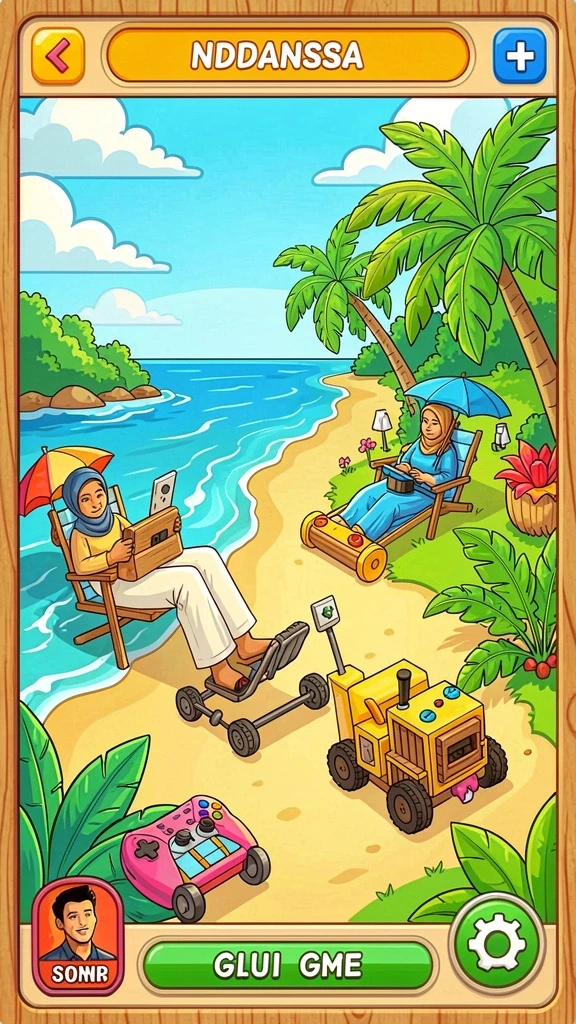 Screenshot menampilkan mode multiplayer yang penuh tantangan.