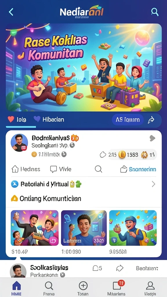 Karakter unik dengan desain yang menarik.