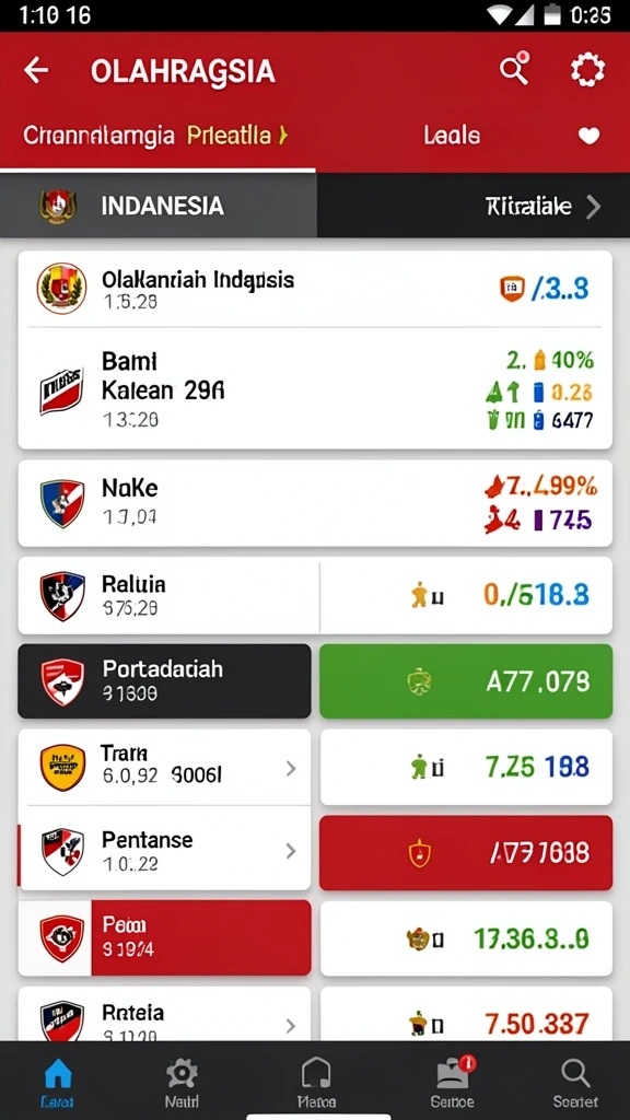 Fitur sosial untuk interaksi dengan teman.