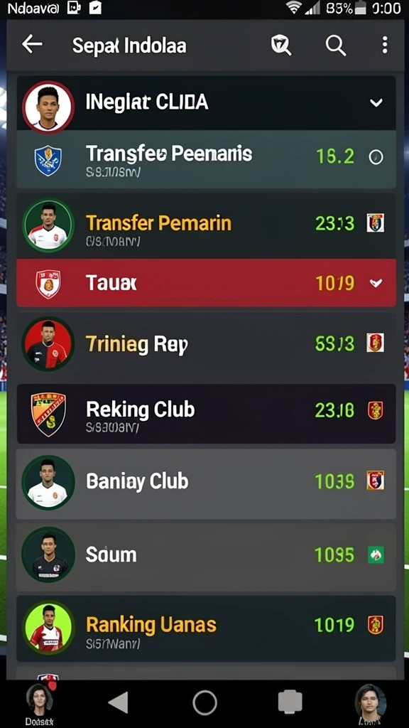 Tampilan antarmuka yang ramah pengguna.
