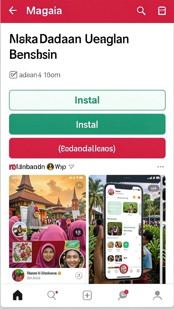 Tampilan awal permainan yang menawan.