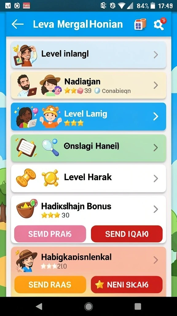 Tampilan antarmuka yang ramah pengguna.