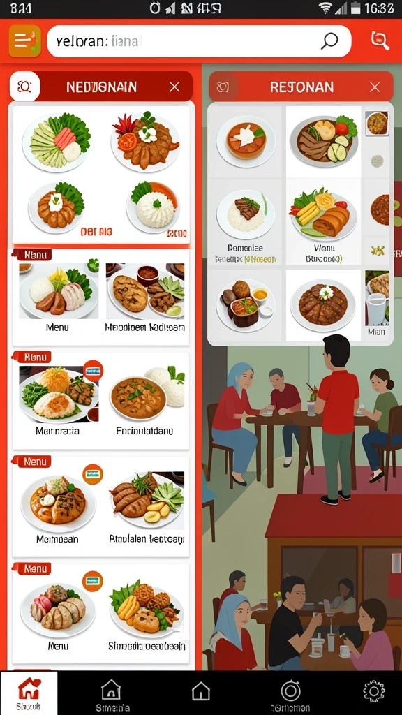 Tampilan antarmuka yang menarik dan user-friendly.