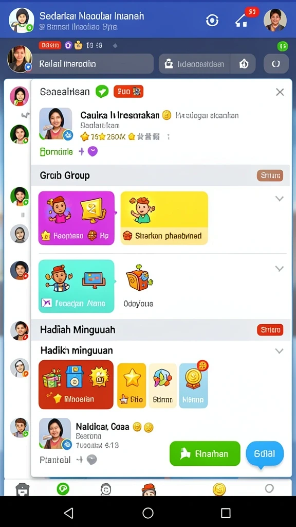 Karakter-karakter unik dengan kemampuan spesial.