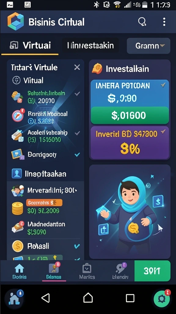 Tampilan antarmuka yang menarik dan modern.