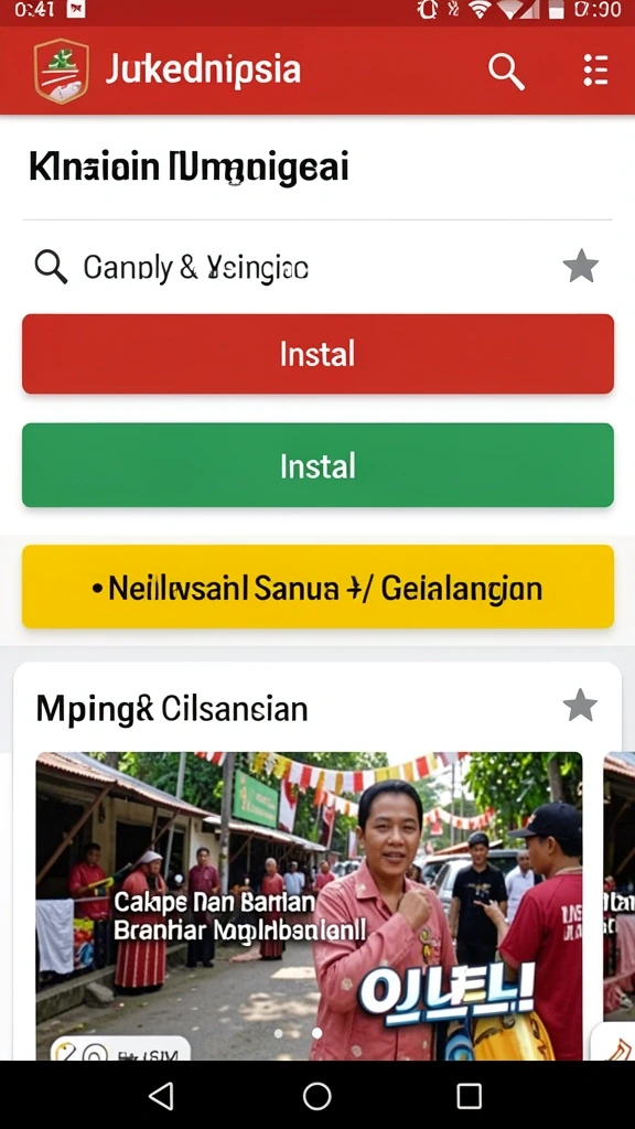 Screenshot pembaruan fitur menarik dalam game.
