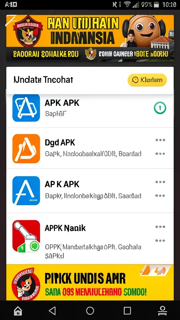 Tampilan antarmuka yang user-friendly.