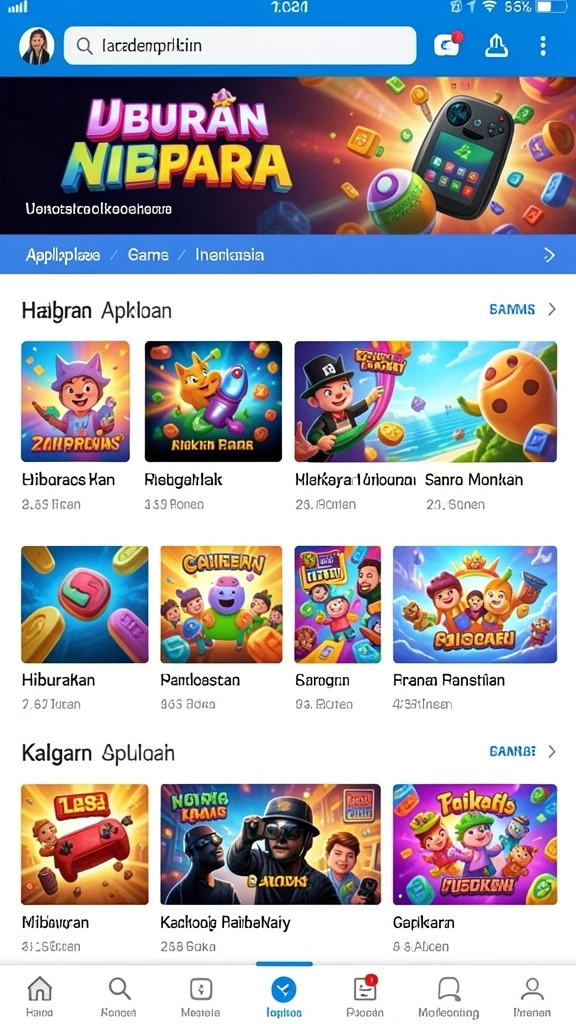Tampilan awal aplikasi HALO777 yang menarik.