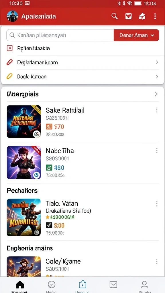 Level tantangan yang beragam dan seru.