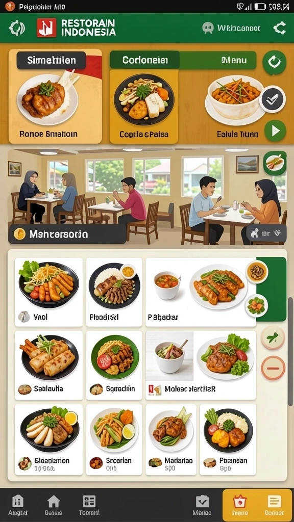 Tampilan antarmuka yang ramah pengguna.