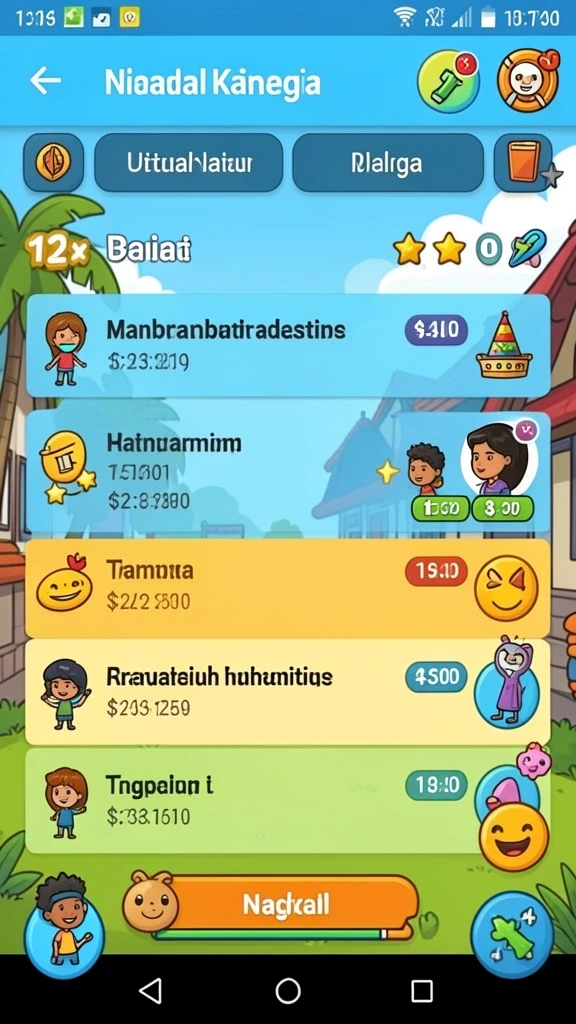 Tampilan antarmuka yang intuitif dan menarik.