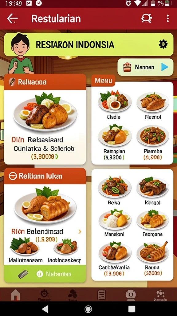 Tampilan antarmuka utama LUKYMINO yang menarik.