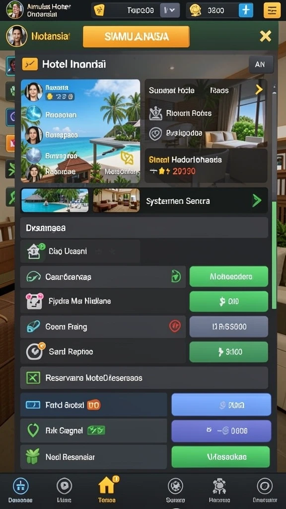Mode permainan yang beragam dan seru.