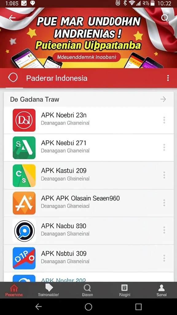 Tampilan awal yang menarik untuk memulai petualangan.