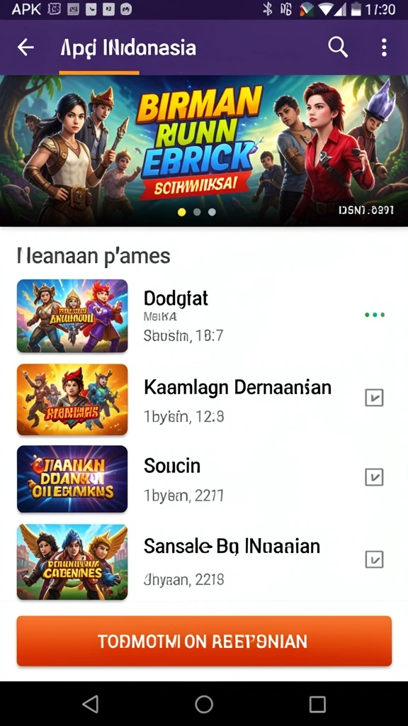 Berbagai pilihan permainan taruhan yang tersedia.
