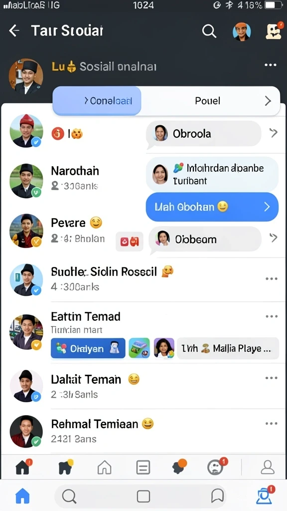 Fitur dukungan pelanggan yang siap membantu pengguna.