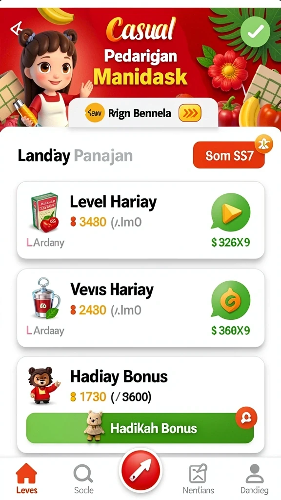 Tampilan antarmuka yang user-friendly dari MASTERTOTO.