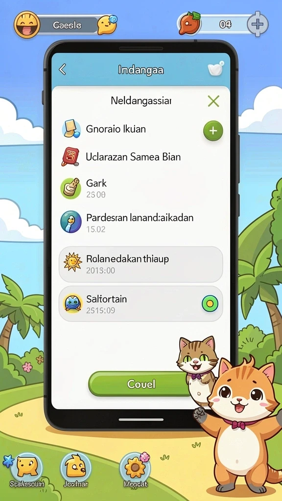 Tampilan antarmuka yang menarik dan user-friendly.