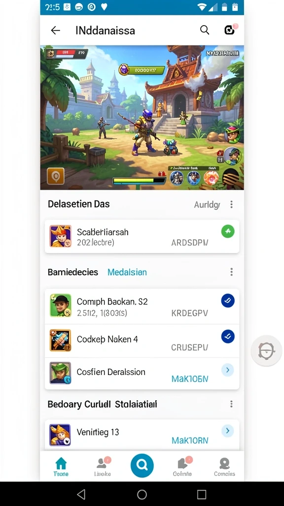 Screenshot menunjukkan variasi permainan slot yang tersedia.