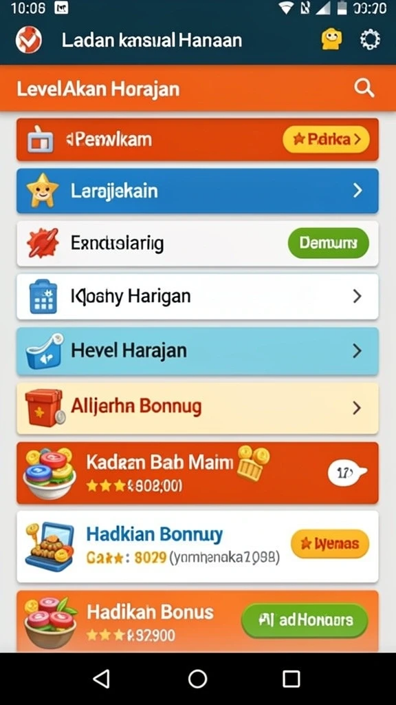 Tampilan awal aplikasi RAJABUAYA89 yang menarik.