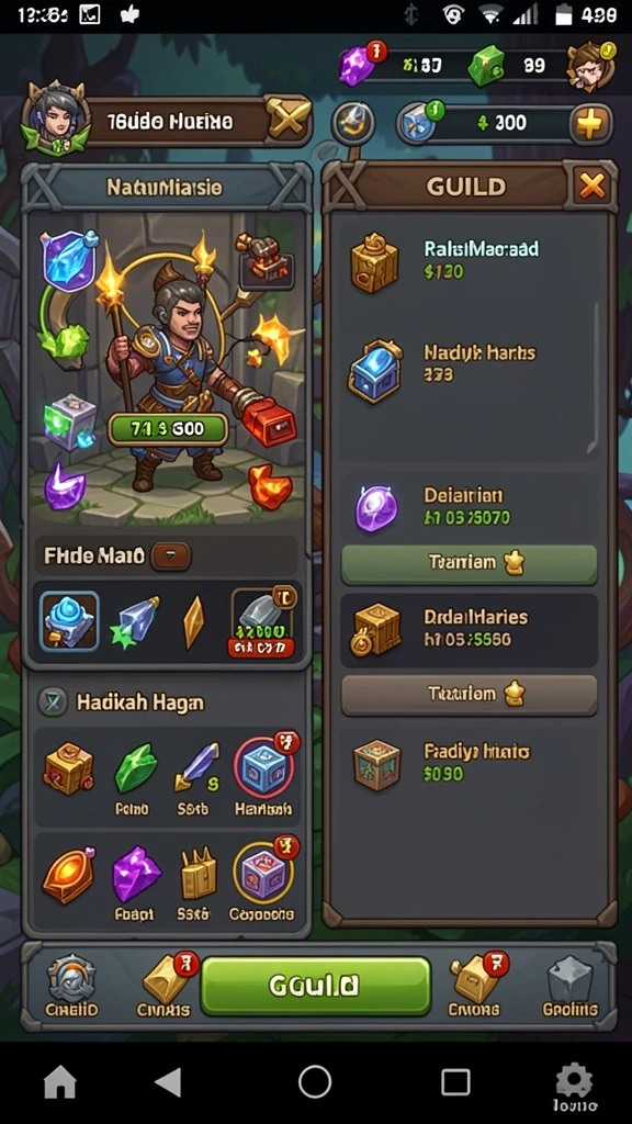 Tampilan mode permainan baru yang menghibur.