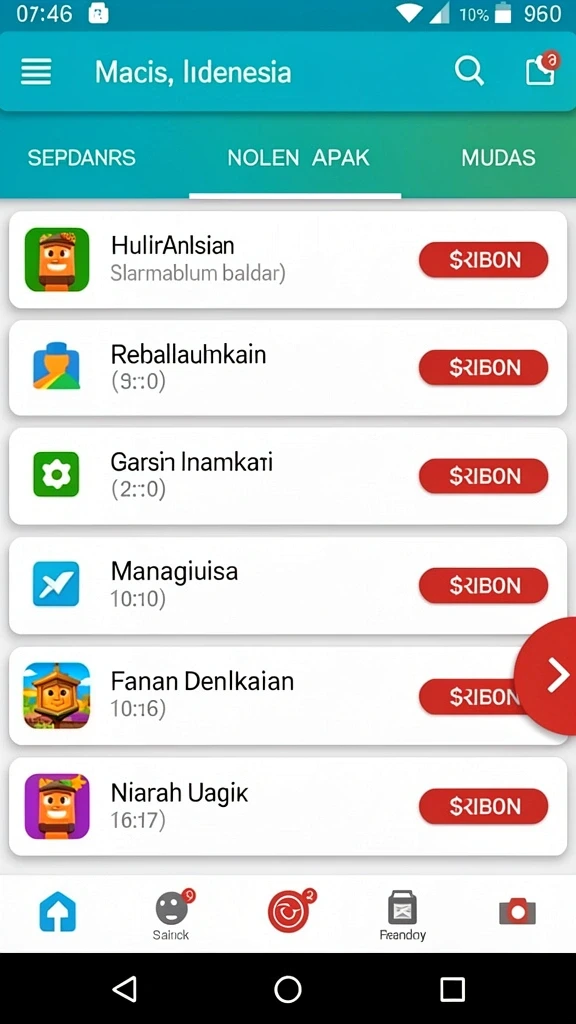 Tampilan antarmuka yang user-friendly dan menarik.