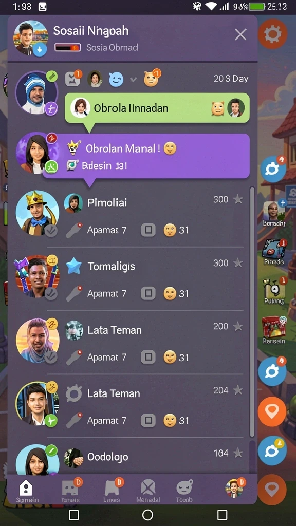 Tangkapan layar menunjukkan karakter baru yang menarik.