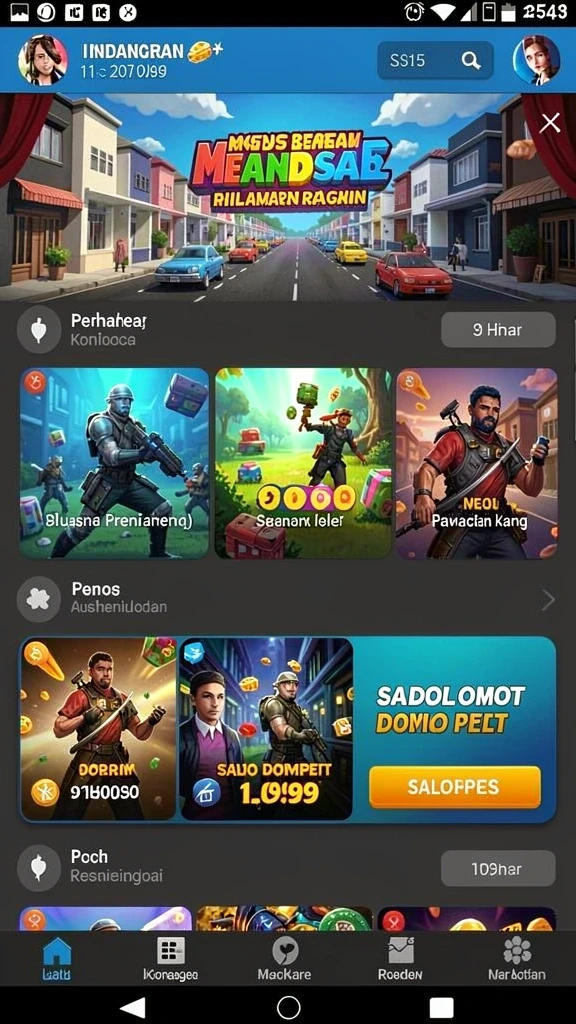 Fitur interaktif yang meningkatkan pengalaman bermain.