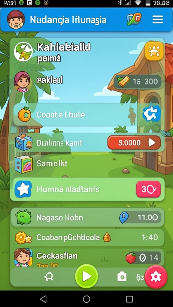 Tampilan awal SORTOTO yang menarik dan intuitif.