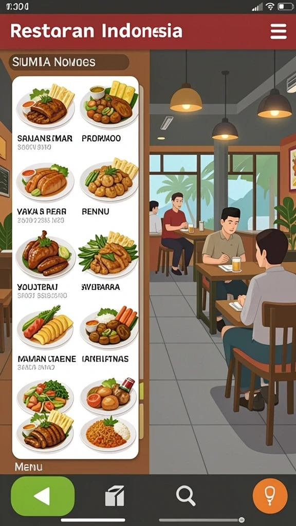 Tampilan antarmuka yang menarik dan mudah digunakan.