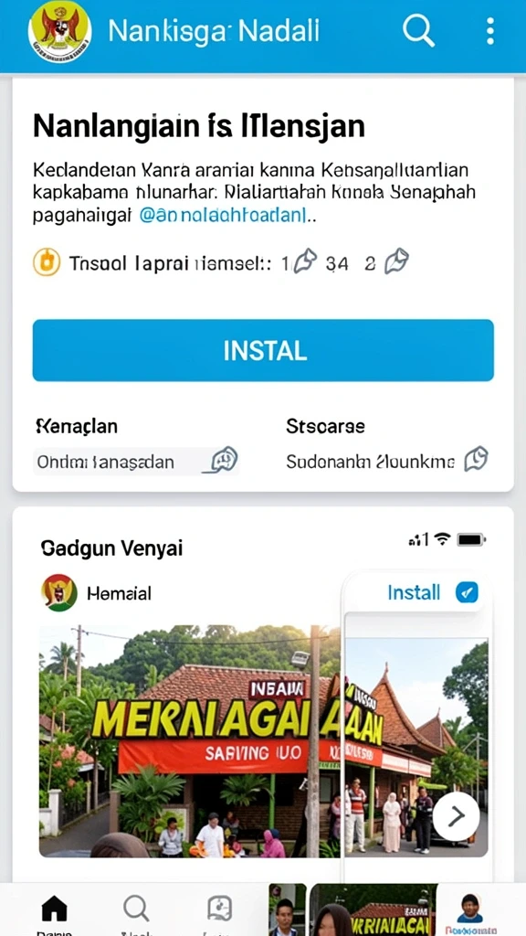 Fitur komunitas untuk berinteraksi dengan pemain lain.