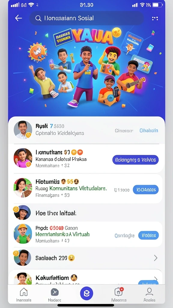 Screenshot menampilkan tampilan antarmuka utama SVIP5 yang menarik.