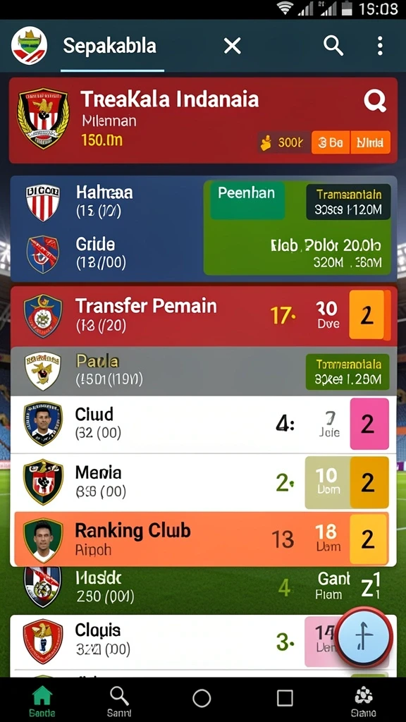 Tampilan awal permainan yang menarik