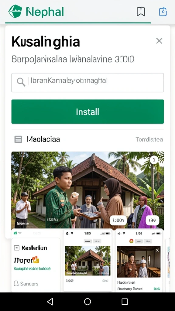 Karakter utama dalam mode kustomisasi.