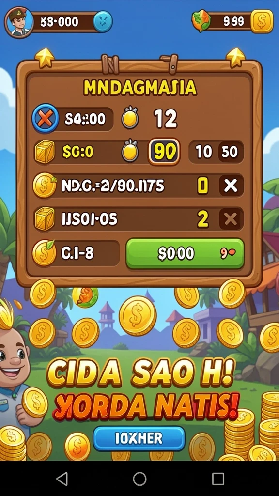 Screenshot ini menunjukkan antarmuka utama UANG77 dengan pilihan permainan yang beragam.