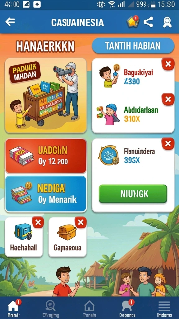 Menampilkan peluang kemenangan yang menarik bagi setiap pemain.