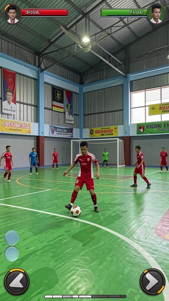Tampilan awal permainan yang menarik dan penuh warna.