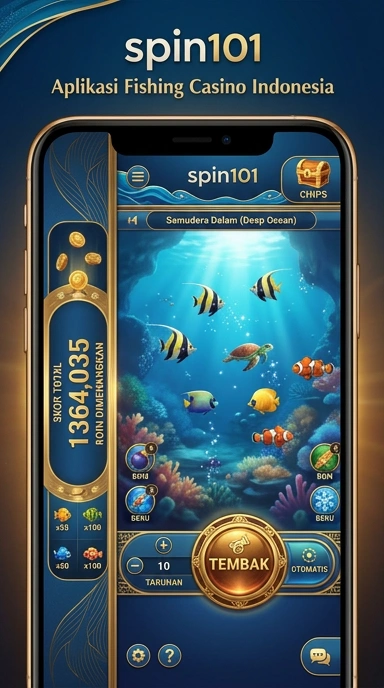 spin101 — layar beranda